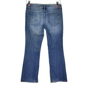 Harley Davidson Bootcut Jeans Size 2P Rhinestones 28X28